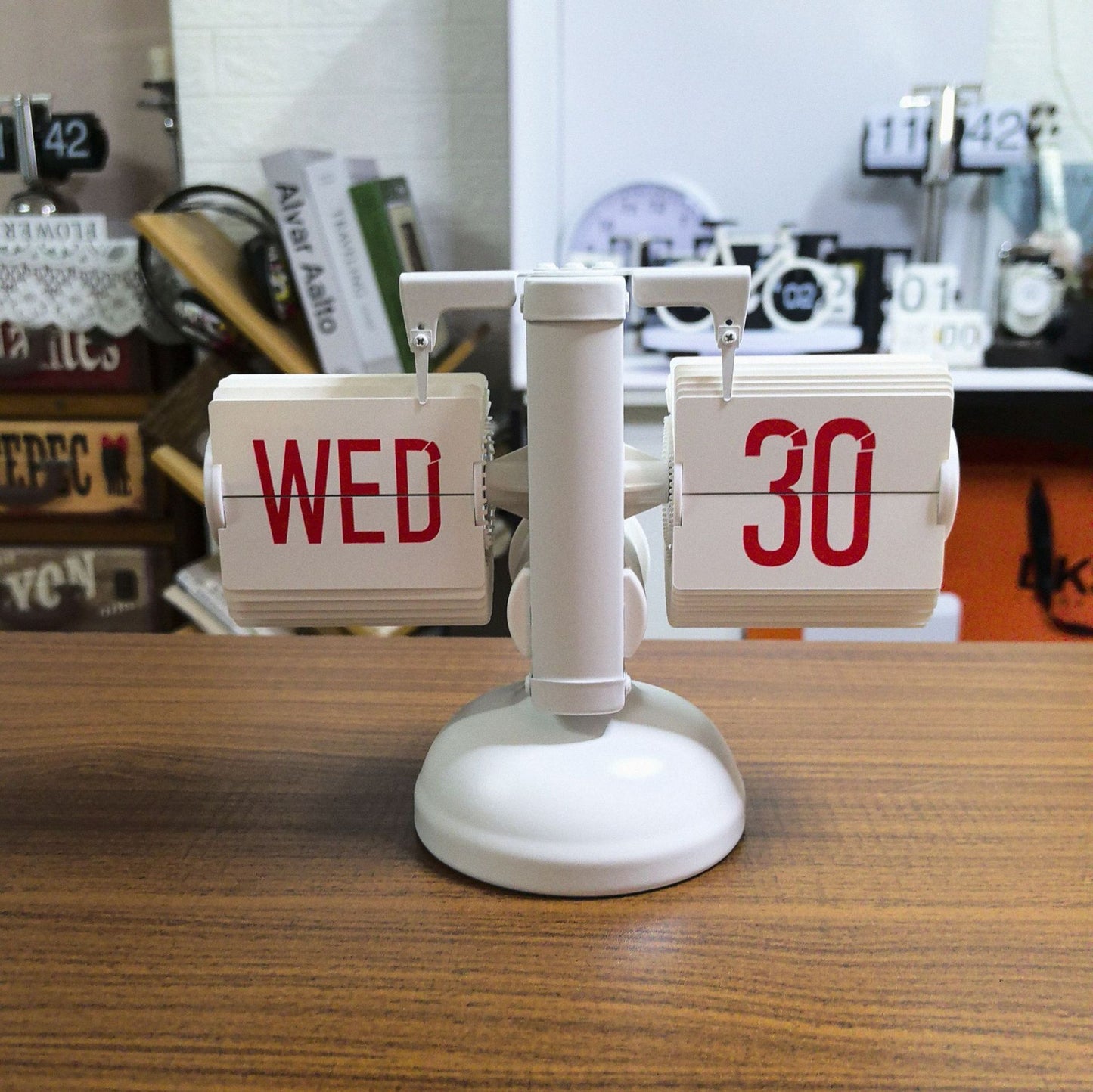 Styled and Premium Flip Clock (PVC Metal)