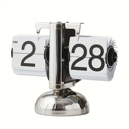Complete Steel Flip Clock • Retro Style, Timeless Elegance