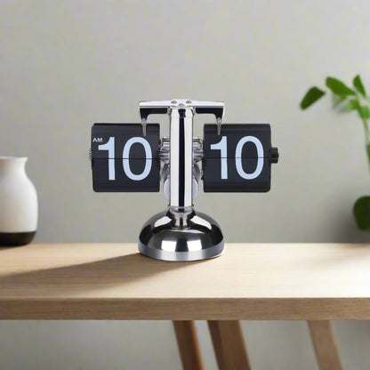 steel flip clock 1